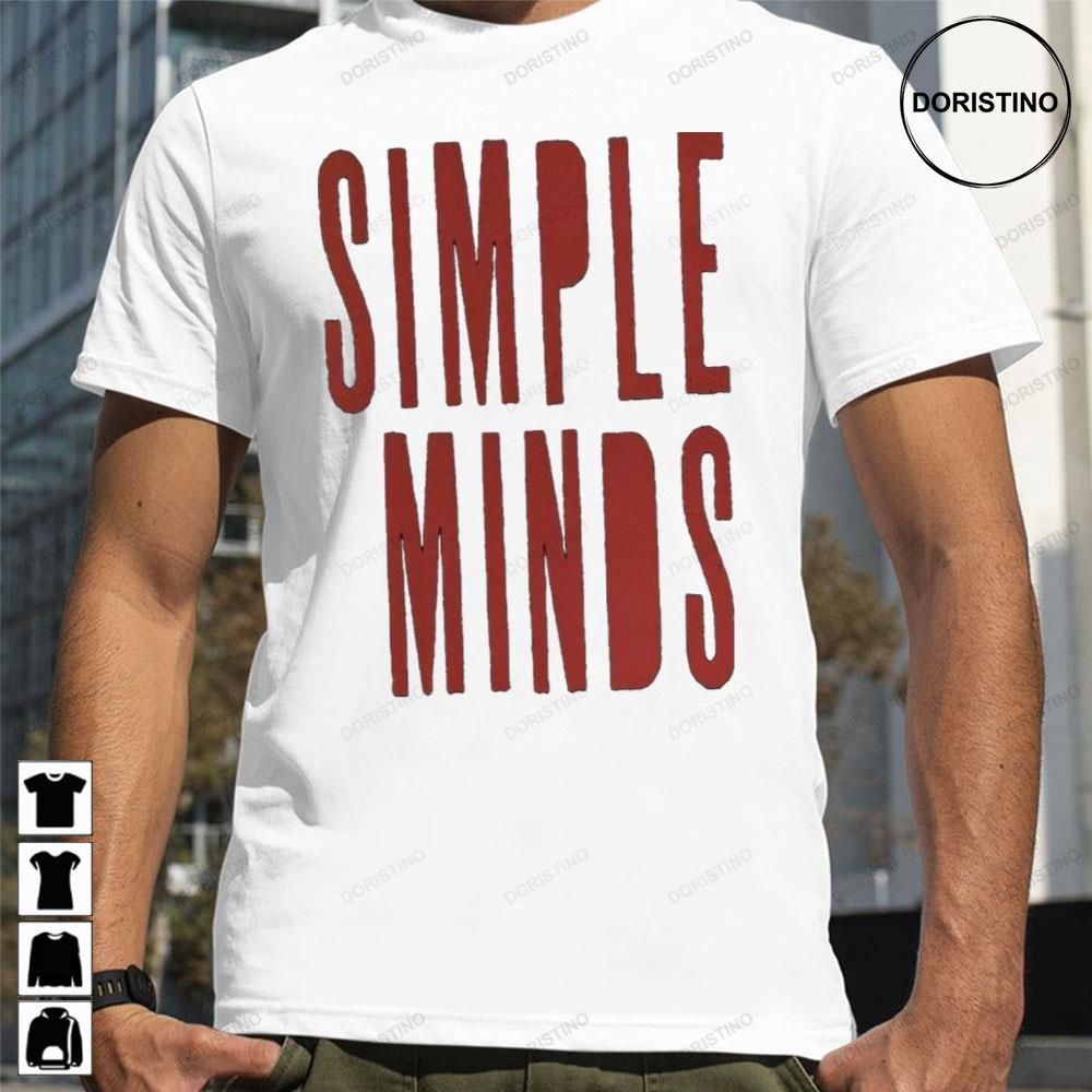 Red Vintage Simple Minds Limited Edition T-shirts
